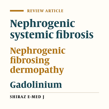 Side Effects of Gadolinium Enhanced Magnetic Resonance Imaging in Patients with Renal Failure, a Review