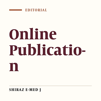 Editorial: The Challenges of Online Publication