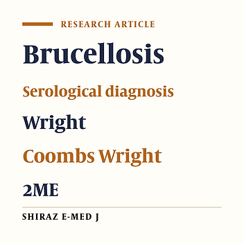 Brucellosis Antibody Level of Hospitalized Patients in Hamadan, Western Iran