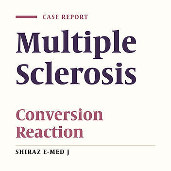 Multiple Sclerosis Imitating As Conversion Reaction