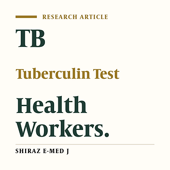 Prevalence and Determinant of Tuberculin Skin Test among Health Care Workers of Imam Khomeini Hospital of Uremia, Iran