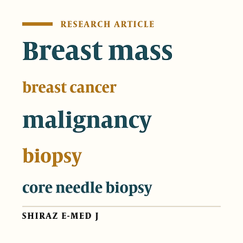 Value of Core Needle Biopsy as the First Diagnostic Procedure in the Palpable Breast Masses