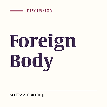 Cover image of the article: Answer to Clinical Quiz of the Previous Issue: Retained Foreign Body, Brief Review