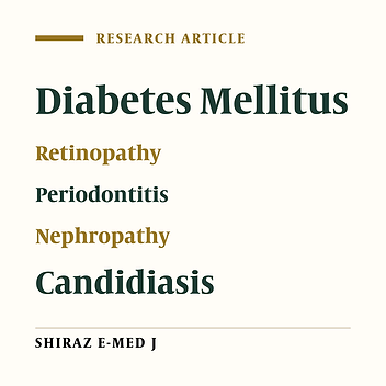 Relationship Between Oral Presentations and Diabetic Micro-Vascular Complications