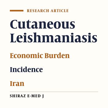 Economic Burden Evaluation of Cutaneous Leishmaniasis in Iran