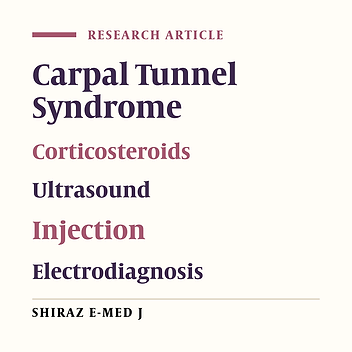 Carpal Tunnel Syndrome Treatment Using Ultrasound-Guided Versus Landmark-Guided Corticosteroid Injection: A Randomized Prospective Trial