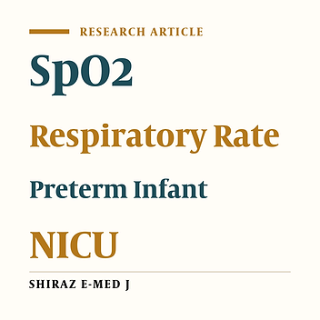 Effects of a Quiet Time Protocol Implementation on Respiratory Rate and SpO2 in Preterm Infants