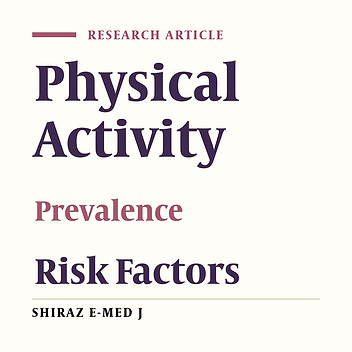 Physical Activity and Its Related Factors in Southeast Iran