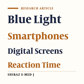 Exposure to Blue Light Emitted from Smartphones in an Environment with Dim Light at Night Alters the Reaction Time of University Students