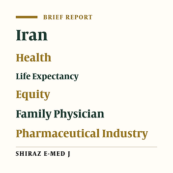Health in Iran; 40 Years After the Islamic Revolution