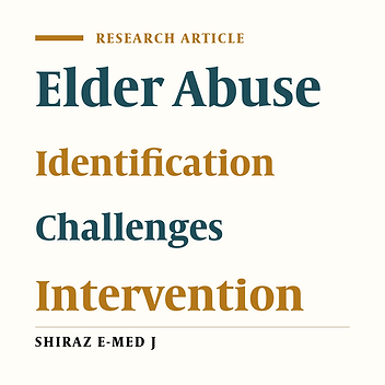 Challenges for Detection of Elderly Abuse in Teaching Hospitals: A Interventional Study to Improve the Knowledge of Health Care Providers