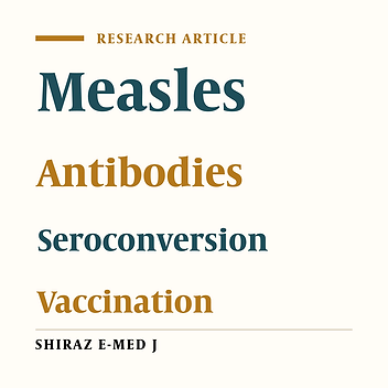 Effect of Measles Virus Antibodies from Breast Milk of Nursing Mothers on Seroconversion of Children After Measles Vaccination