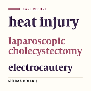 Disseminated Intraabdominal Heat Injury in a Case of Laparoscopic Cholecystectomy
