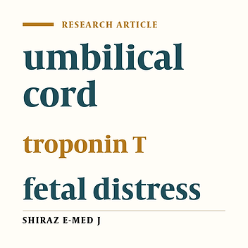 Relations Between Umbilical Troponin T Levels And Fetal Distress