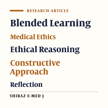 A Constructive Blended Approach to Ethical Reasoning: The Impact on Medical Students’ Reflection and Learning