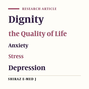The Relationship of Respecting Inherent Dignity with Anxiety, Depression, Stress and Quality of Life in Patients with Heart Failure