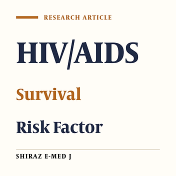 Survival Rate of Patients With HIV/AIDS and Related Factors in Tehran, Iran