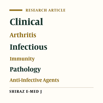 Clinical and Pharmacological Evaluation of Pistacia atlantica Nut Extract on Septic Arthritis Caused by Staphylococcus aureus: An Experimental Study