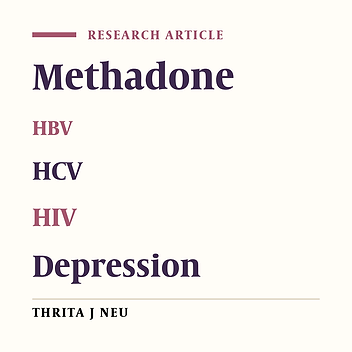 Viral and Psychiatric Disorders in Methadone Maintenance Therapy (MMT) Clients