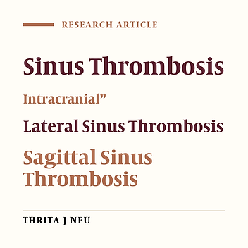 Characteristics and Manifestations of Patients with Cerebral Venous Sinus Thrombosis and Factors Associated with Unfavorable Functional Outcomes