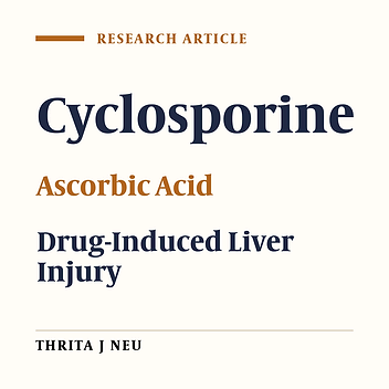 Prophylactic Effect of Vitamin C on Cyclosporine A-induced Liver Toxicity