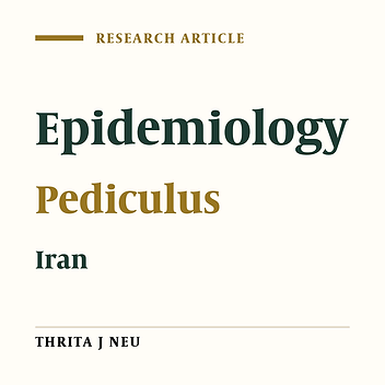 Epidemiological Study of Head Louse (Pediculus Humanus Capitis) Infestation Among Primary School Students in Rural Areas of Sirjan County, South of Iran