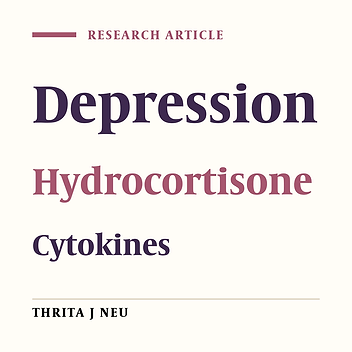 Serum Level of Cortisol, hsCRP and IL-6 in Depressed Rotational Shift Workers