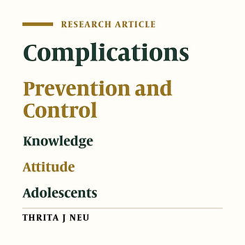 Knowledge, Attitudes and Practices of Preventing Complications Among Adolescents With Severe Hemophilia