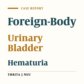 Management of an Extremely Long Foreign Body in the Urethra and Bladder of a 13-Year-old boy: A Case Report