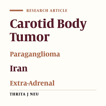 A 10-year Experience on Surgical Management of Carotid Body Tumors