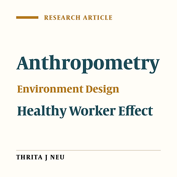 Anthropometric Survey of Worker Population in Bandar-Abbas