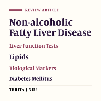 Non-Alcoholic Fatty Liver Disease: Diagnosis and Evaluation of Disease Severity