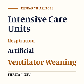 Validity of Integrative Weaning Index of Discontinuation From Mechanical Ventilation in Iranian ICUs