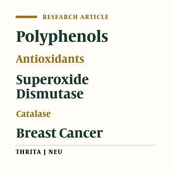 The Effects of Olive Leaf Extract on Antioxidant Enzymes Activity and Tumor Growth in Breast Cancer