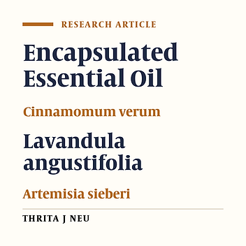 Antimicrobial Effects of Lavandula angustifolia Mill, Artemisia sieberi Besser, Cinnamomum verum J. Presl and Myrtus communis L. Encapsulated Essential Oils Against Prevalent Microorganisms Causing Sinusitis