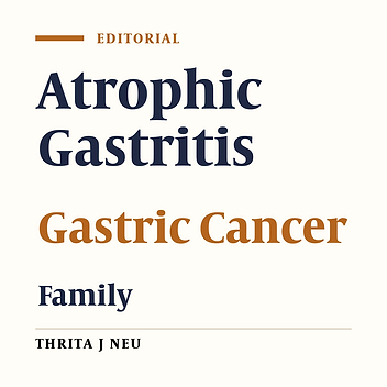 Significance of Chronic Atrophic Gastritis in First-Degree Relatives of Patients With Gastric Cancer