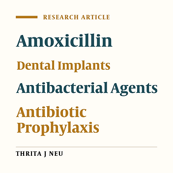 The Efficacy of Long-Term Post-Operative Antibiotic Therapy Versus Placebo on Dental Implants