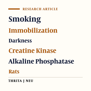 Effects of Waterpipe Smoking, Immobilization and Darkness Stress on Serum Creatine Kinase and Alkaline Phosphatase Levels in Female Rats
