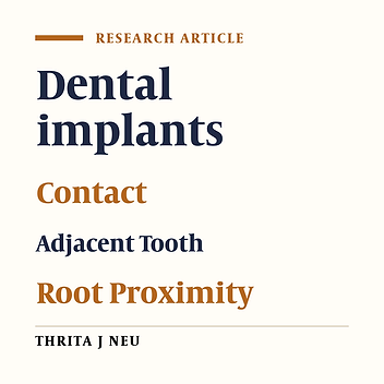Implant-Root Proximity and Pulp Vitality of the Tooth