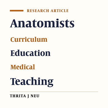 Teaching Anatomy: Viewpoints of Iranian Anatomists