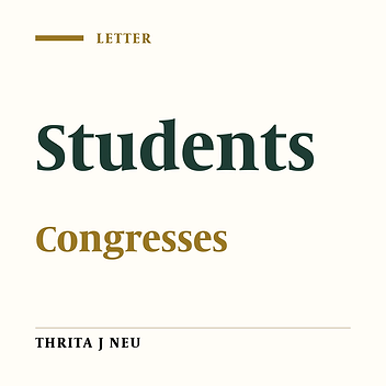 The Advantages of Holding Local Medical Students’ Congresses