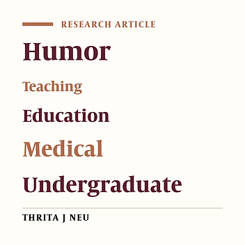 Use of Humour in Classroom Teaching: Students’ Perspectives