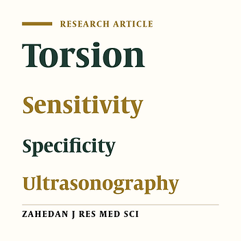 Diagnostic Efficacy of Sonography for Diagnosis of Ovarian Torsion