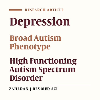 The Relationship between Depression and Broader Autism Phenotype in Nonclinical Population