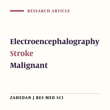 The Prediction of Malignant Course in Cerebral Infarction by Electroencephalography