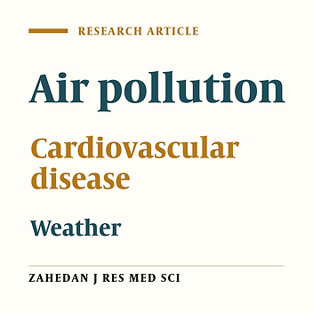 Association of Air Pollution and Hospital Admission for Cardiovascular Disease: A Case Study in Kermanshah, Iran