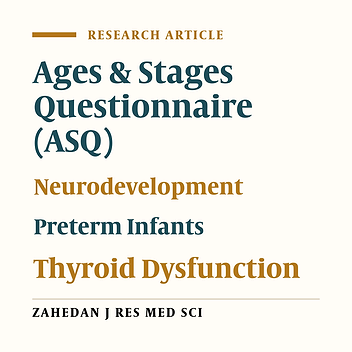 Neurodevelopmental Outcome of Preterm Infants with Hypothyroidism