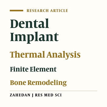 Effects of Cyclic Thermal Loads on Bone-Implant Interface in Dental Prostheses