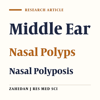 Effect of Polypectomy on Middle Ear Function in Nasal Polyposis Patients