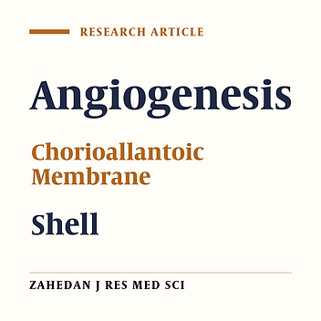 The Effect of Alcoholic Extract of Persian Gulf Chiton (lamyi) Shell on Angiogenesis in Chick Chorioallantoic Membrane
